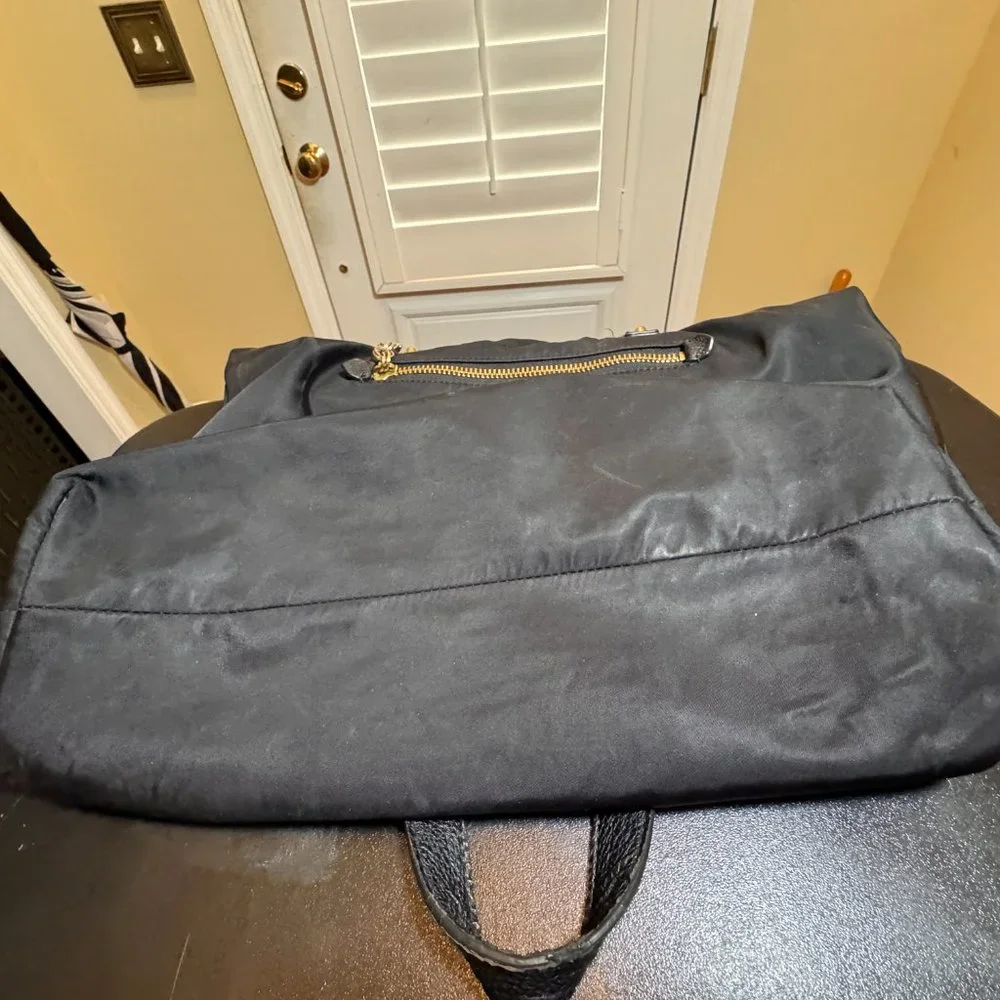 Juicy Couture black nylon shoulder bag